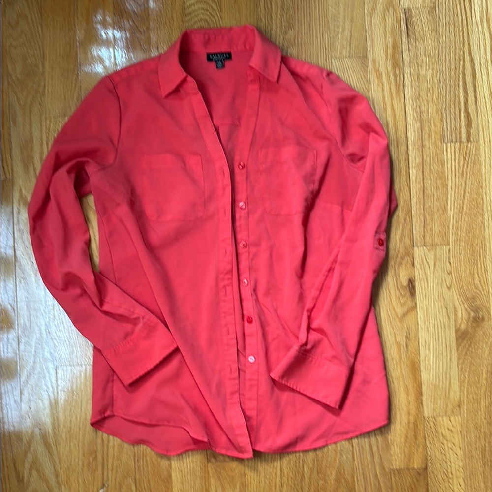 Talbots Vibrant Pink Blouse